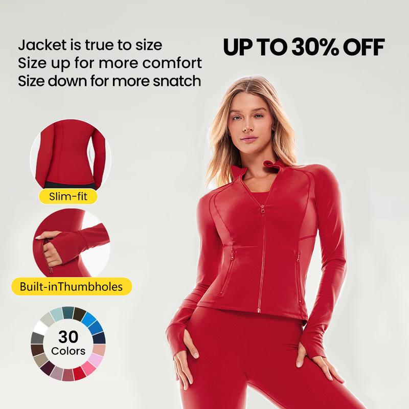 GLOWMODE FeatherFit Slim-It Streamline Performance Jacket Golden Zipper Available TikTokShopBlackFriday