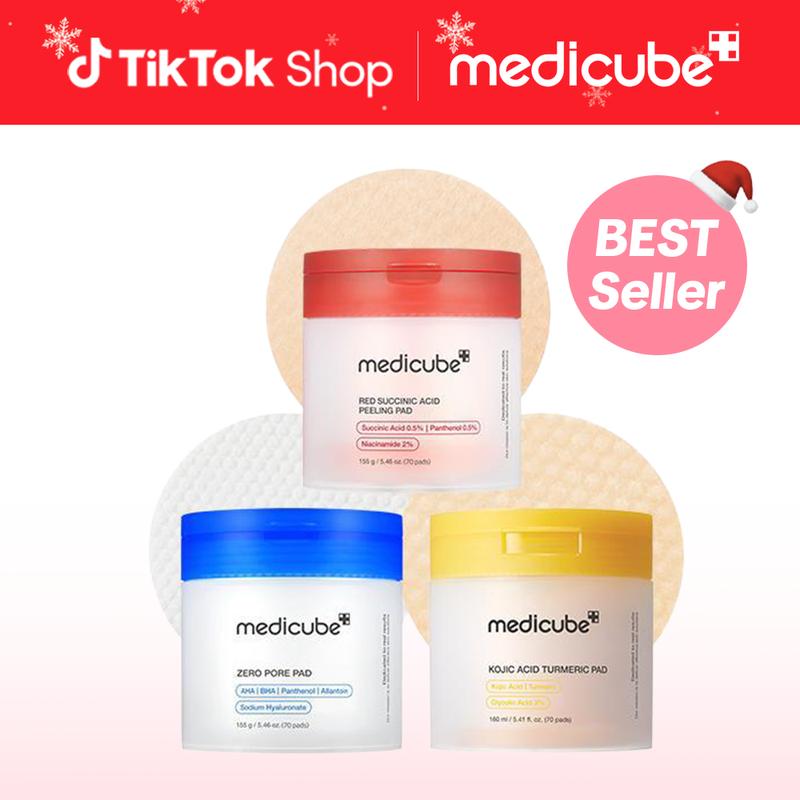 [medicube] Mix & Match Toner Pad Setㅣ Pore, Use After Spot, Brightening Care for Clear & Glass Glow SkinㅣTikTok Viral Toner Pads