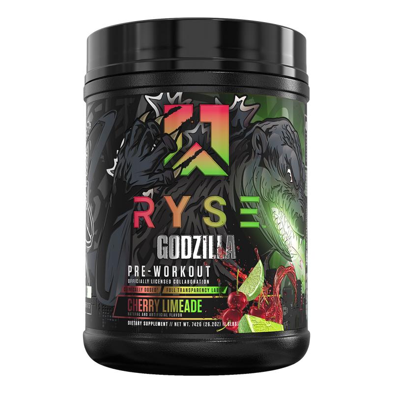 RYSE Godzilla Pre Workout Powder - Noel Deyzel Signature - 400mg Caffeine, High-Stim Energy Supplement with Beta Alanine - 40 Servings