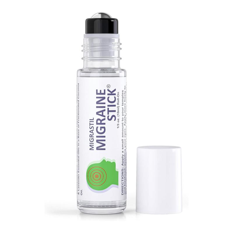 Migrastil Stick Aromatherapy Roll-On, Cool and Soothing Peppermint Essential Oil. HSA/FSA Eligible.  Natural and Healthy Solution for Head and Neck Discomfort Body Care