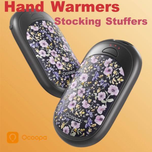 Ocoopa Hand Warmers Magnetic Rechargeable 12H Long Lasting Warmth Electric UL Certified 3 Settings Ultra Slim Pocket for Winter Outdoors Camping Hunting Perfect Gift Christmas Thanksgiving Day TikTokShopBlackFriday Adjustable Heating Temperature Light Spr