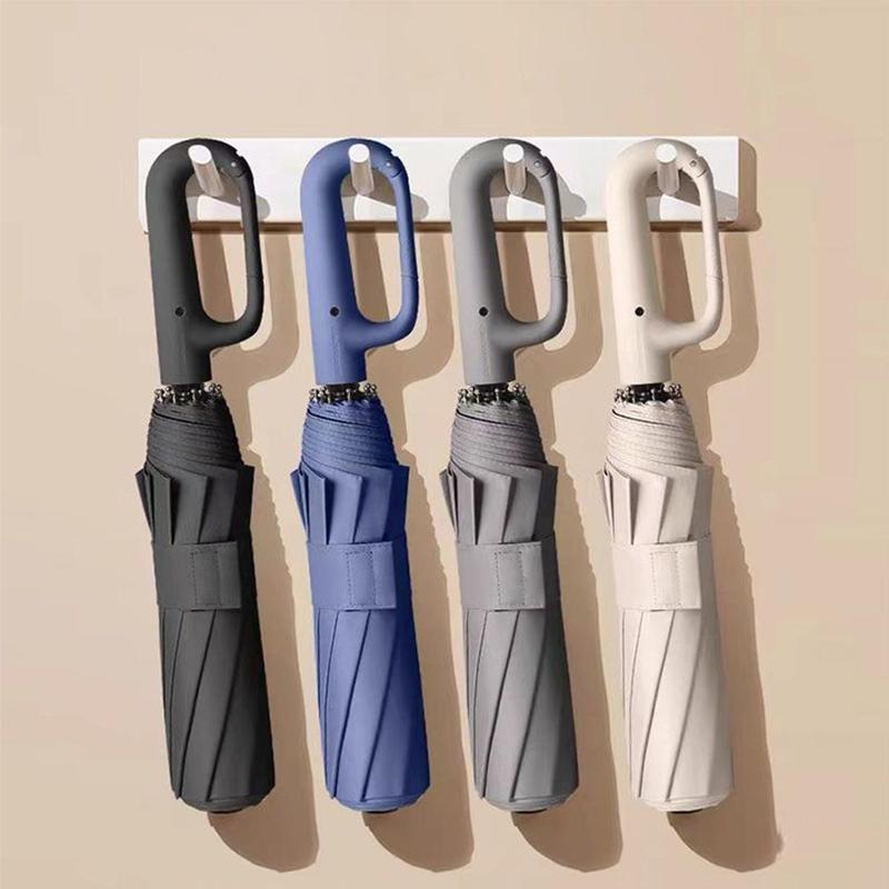 Automatic Folding Umbrella, 1 Count/60pcs Portable Rain Umbrella with Loop Buckle, Windproof & Waterproof Umbrella for Men & Women #GLOBAL PICKS
