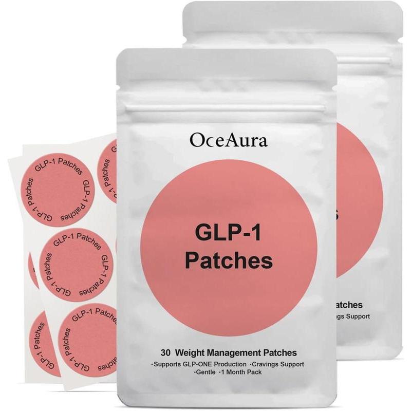 OceAura GLP-1 Metabolic Balance Patches Berberine,Steady Release,Vegan,Soothing Moisturizing Formula- 30 PCS
