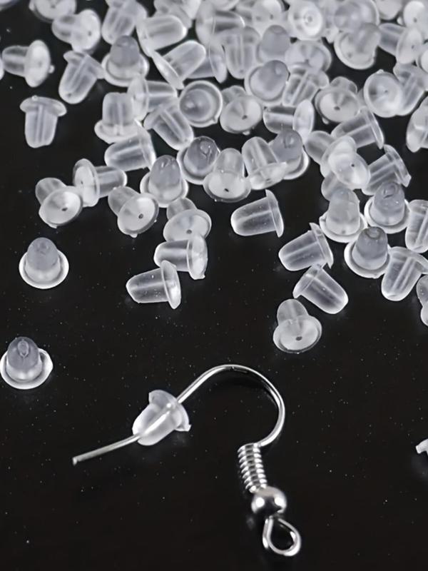 Silicone Ear Plug, Waterproof earplugs, Earplug Waterproof, Ear Safety Backstop Stopper for Summer, Prevent Earrings From Slipping, Basic Diy Jewelry, Female Jewelry Accessories As Gifts for Women & Girls for Daily Use, Girl Accessories