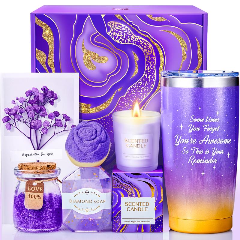 BodyRefresh Birthday Gifts for Women Self Care Gifts for Her, Gift Baskets Care Package Gift Set Get Well Soon Gift for Women Happy Birthday Gift Ideas Spa Set for Adult Grandma Wife