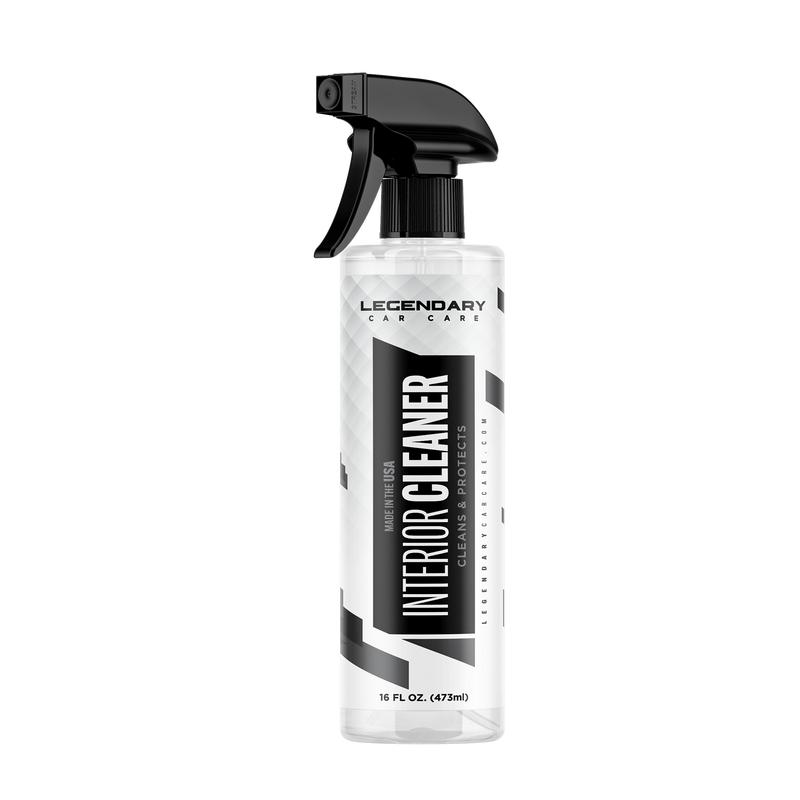 Legendary Interior Cleaner - Tough On Stains & Dirt - Safe For All Automotive Interior Surfaces - Eliminate Odors -Spotless Streak Free Finish - Added UV Protectant Spray