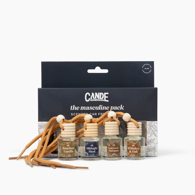 Multiple Pack Scented Car Fresheners Bundle – Multi Unique Scents, 8ml Each