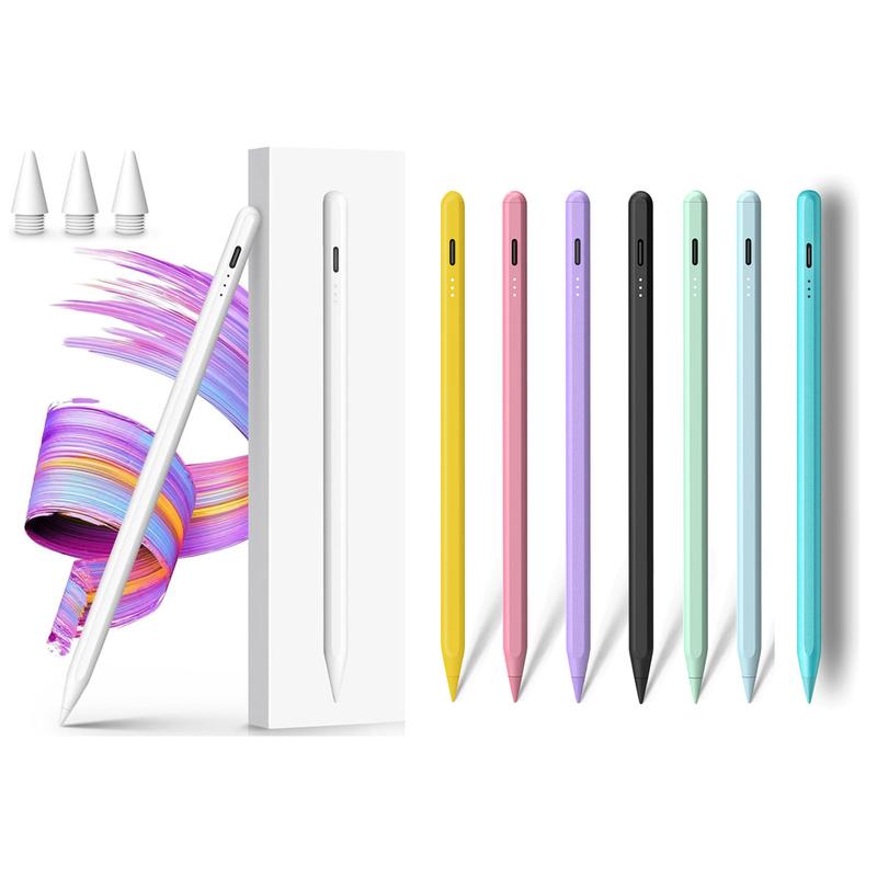 MEKO Stylus Pen for iPad with Fast Charge Palm Rejection Tilt Sensitivity Active Touch Screen Pencil Compatible with iPad 6/7/8/9/10 Pro12.9&11 Air3/4/5 Mini5/6