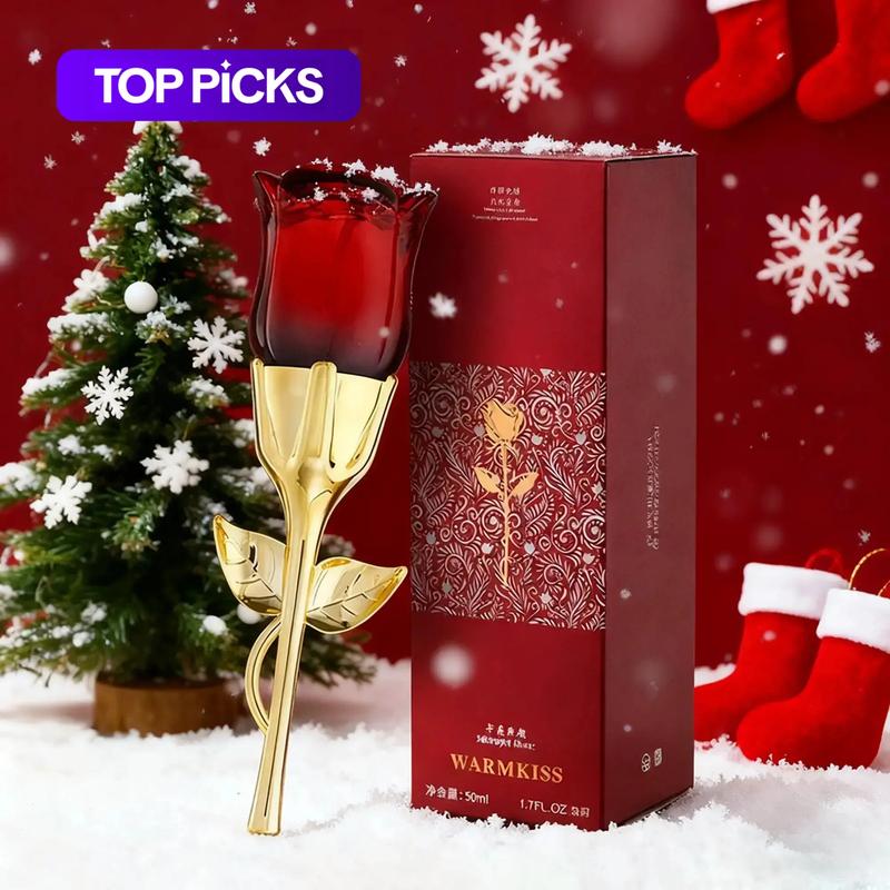 50ml Midnight Rose Perfume for Women, Long-Lasting Eau de Toilette Women's Perfume, Elegant Floral Scents Perfume, Deep Floral Perfume, Floral Fragrance, Captivating Scent, Gift for Girlfriend #GLOBAL PICKS