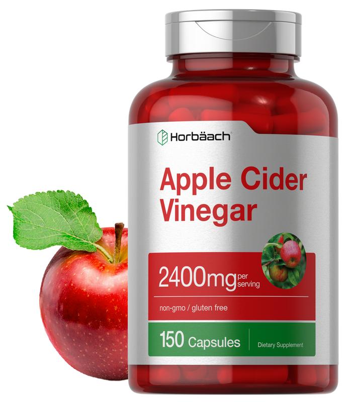 HorbÃ¤ach Apple Cider Vinegar Capsules | 2400mg | 150 Count | Non-GMO, Gluten Free Supplement