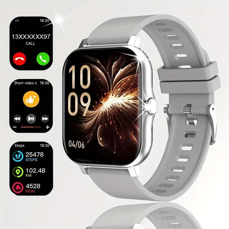 Smart watch, wireless talking/dialing, multi-sport mode, call reminder and rejection, SMS reminder, message reminder, various APP reminders, multi-function display, HD screen, multiple colors Alloy Charging Pink Smartphone Usb Wearable Rechargeable