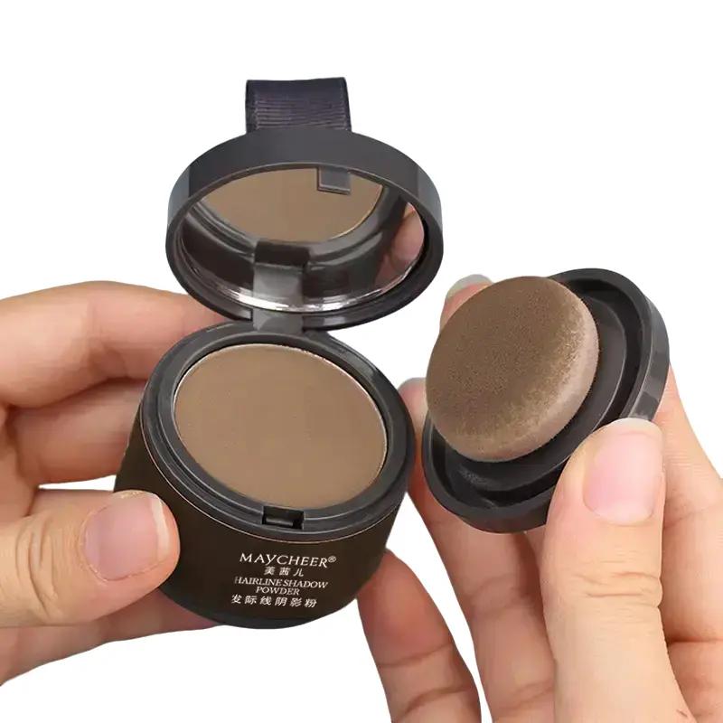 Hairline Powder, Hairline-Shaping Powder, Soft & Lightweight Highlight Brown Hairline Powder for Hairline Filling, Facial Contouring & Shadowing, Cosmetic Supplies, Cosmetic Supplies