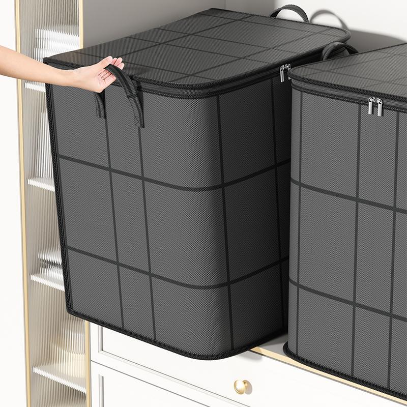 Large-Capacity Clothes Storage Bag, 1 Count Foldable Clothes Storage Organizer, Multipurpose Storage Bag for Bedroom, Dormitory & Home