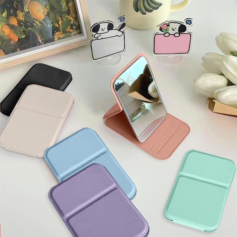 Portable Foldable Adjustable-Mini Mirror, Compact Folding Mirror for Dormitory & Office, Travel Makeup Mirror, Makeup Tool for Women & Girls #GLOBAL PICKS