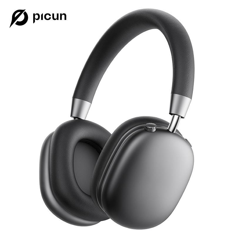 Picun F5 Wireless ANC Gym Headphones, -35dB noise cancellation headphones, Bluetooth 5.4 Low-Latency, Hi-Fi Audio, Personalized APP, Customizable EQ, comfortable for traveling and working, lightweight headset Hybrid Anc  Electronic,,summerwins