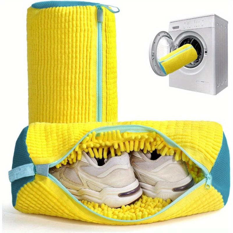 Washing Machine Shoe Bag, 1pc Durable Zipper Shoe Laundry Bag, Shoe Storage Bag, Shoes Washing Bag, Laundry Tools & Accessories for Home Laundry Room