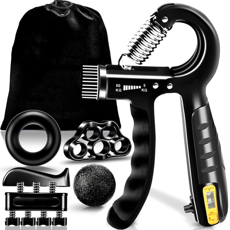 Grip Strengthener Forearm Strengthener Hand Grips Strengthener Kit - 5 Pack Adjustable Resistance Home Training Equipment Home Exercise Equipment Home Fitness Equipment