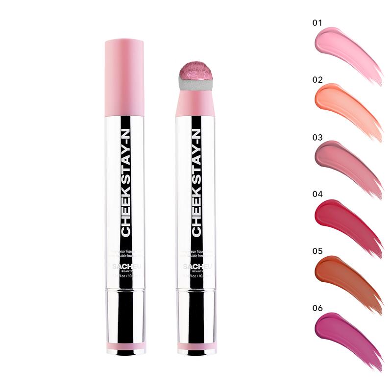 sacheu Cheek STAY-N - All-day Liquid Blush - Long-lasting, buildable, ultra-blendable blush