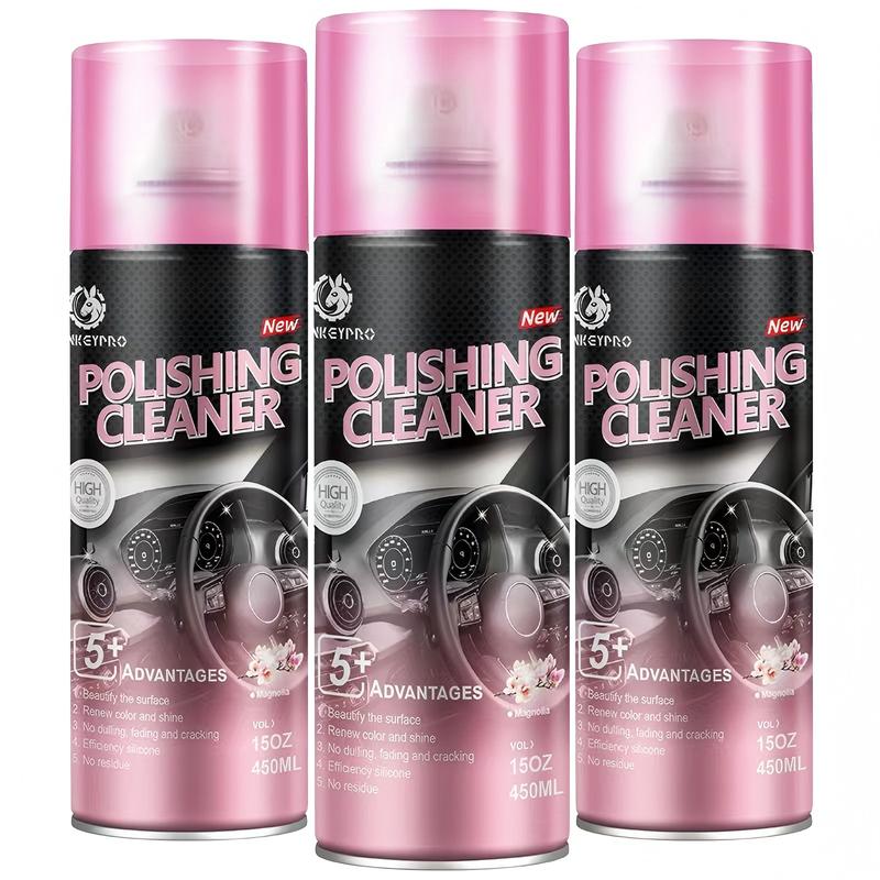 DonkeyPro Car Interior Protectant Spray For Leahter and plastic One-Step Tire Shine Spray for Precise, Even Shine and Minimal Overspray ,15oz