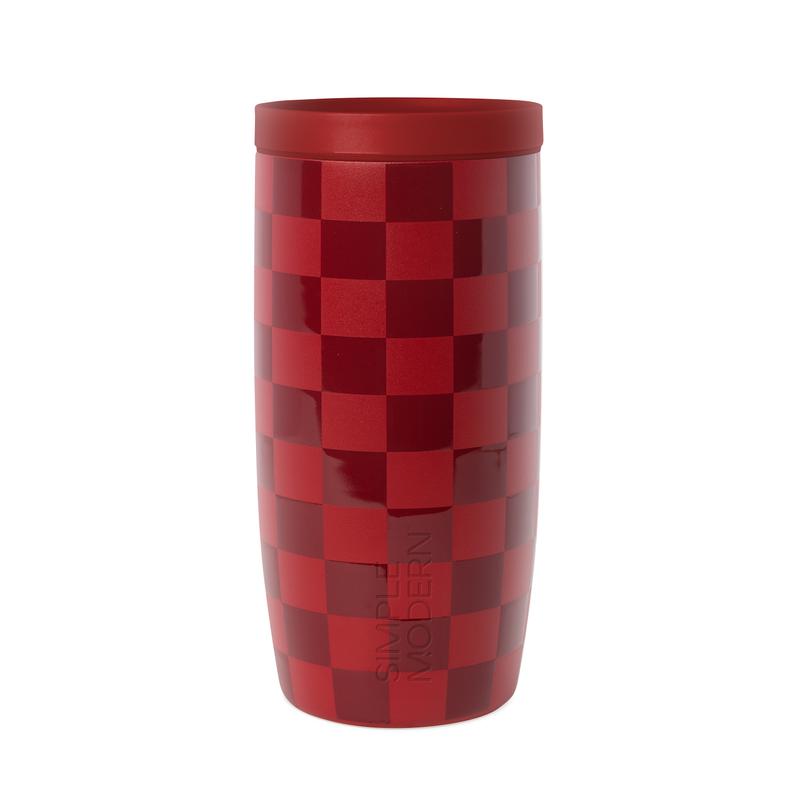 Simple Modern 16oz Signature Voyager Insulated Tumbler with 360° Lid and Ceramic Lining - Leak Proof - Dishwasher Safe