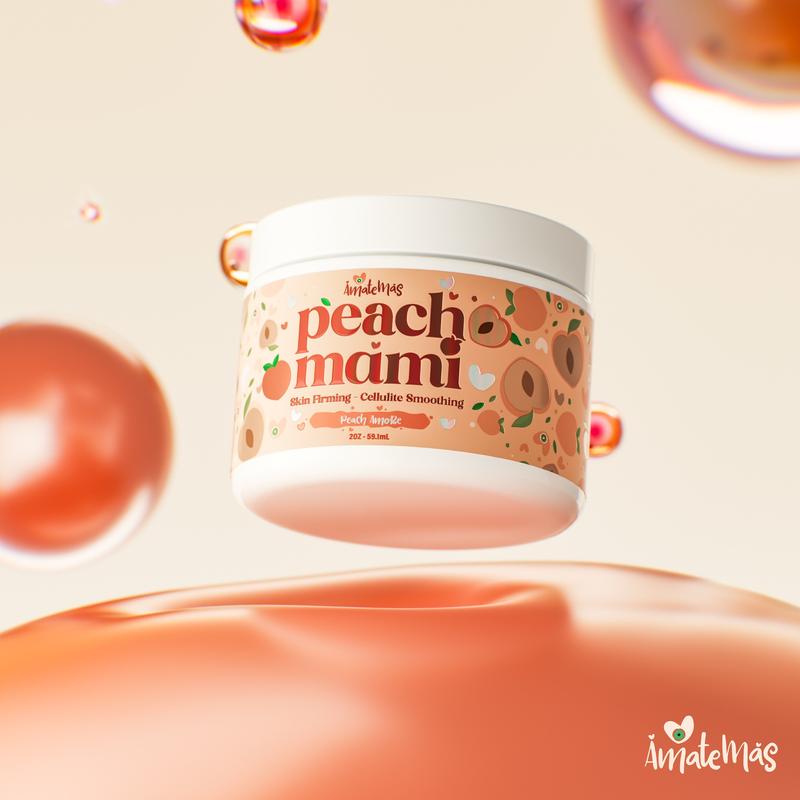 AMATEMAS Peach Mami Skin Firming Body Cream - Vegan Moisturizer & Body Lotion, Beauty Products with Caffeine, Hyaluronic Acid, Jasmine, Coconut for All Skin Types, Deep Hydrating Smooth Glow