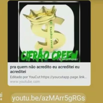 cifrão creew diversos
