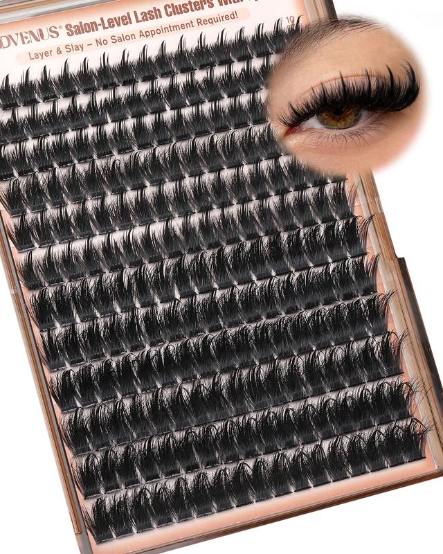 Goddvenus Spiky Slay Manga Lash Clusters With Spikes Pre-Spikes Wispy Cluster Eyelash Extensions Fluffy Anime Eyelashes Clusters Reusable Faux Mink Fairy Individual Lash Extension D Curve 12-18mm 204 Pieces - Cosmetic, Makeup