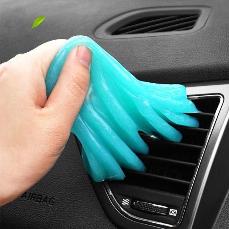 Car Vent Dust Cleaning Gel, Universal Slime Cleaner for Car Vent Dashboard & Air Outlet, Reusable Car Interior Dust Cleaner, Car Gadgets, Cleaning Supplies, Dashboard Leather Cleaner, Seat Cleaner