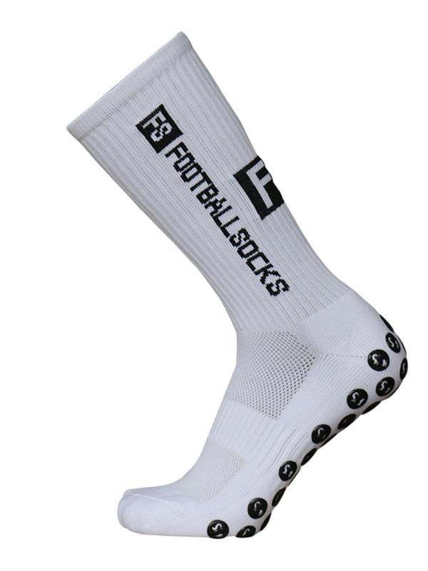 Unisex Letter Print Crew Socks, Comfortable Breathable Non-slip Scrunch Football Socks for Outdoors Competition Training, Athletic Socks for All Seasons,  Socks for Men