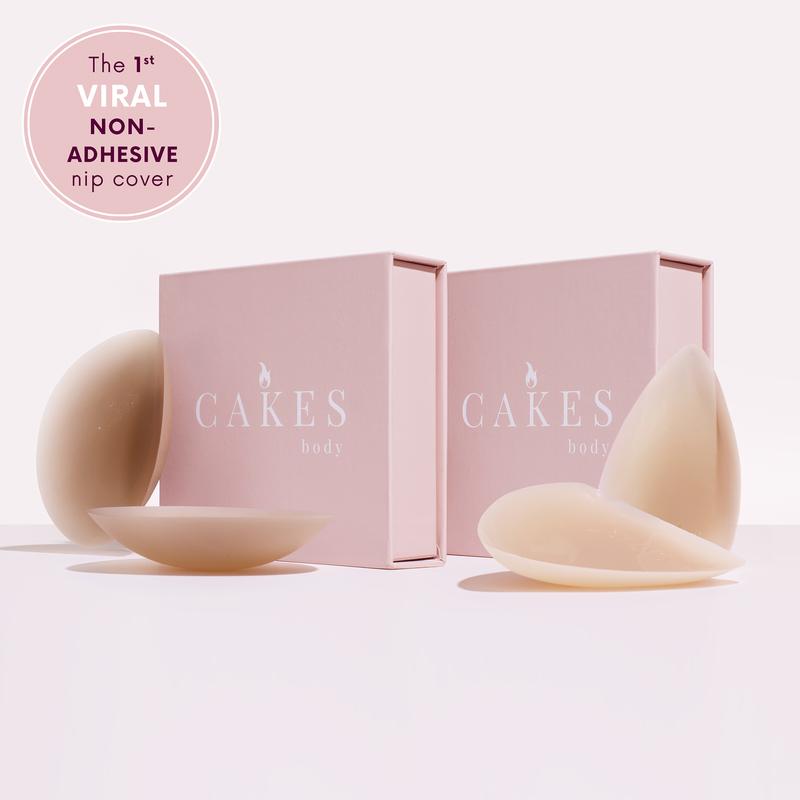 CAKES - Most Popular Bundle - CAKES circles & CAKES triangles - Grippy "NOT STICKY" nipple cover. DOES NOT PROVIDE LIFT