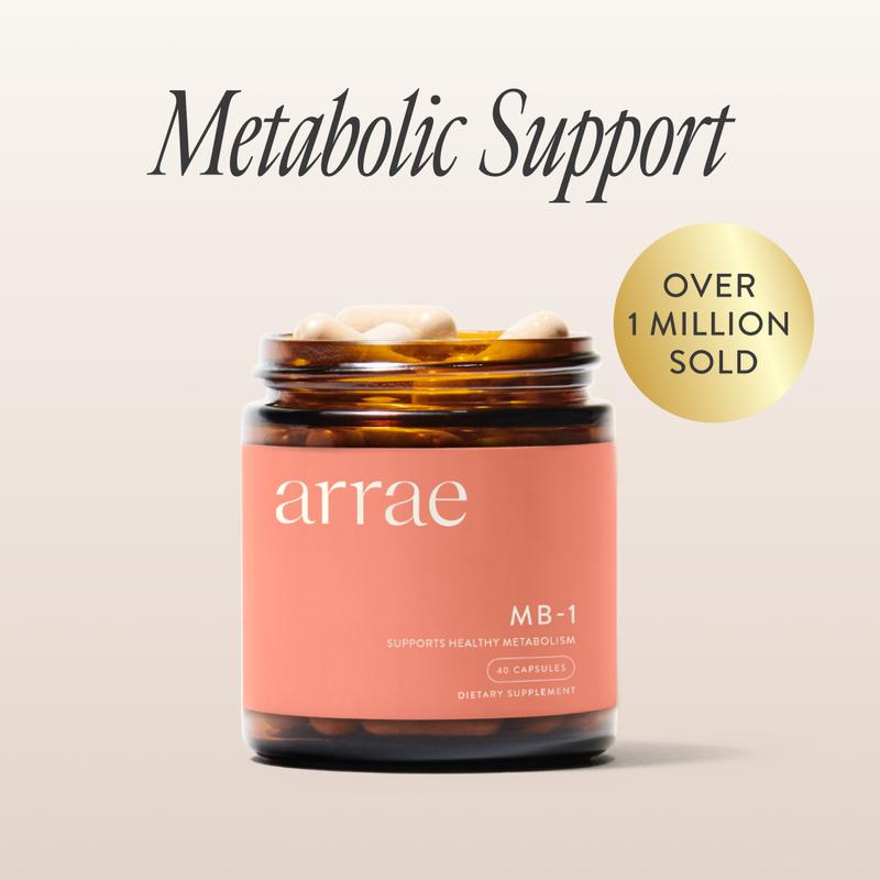 Arrae MB-1 | Natural Energy, Cholesterol, & Overall Health Support 20-Day Supply| Organic Nutrition Dietary Supplement Healthcare Vitamins Probiotic Blend Edible Fitness