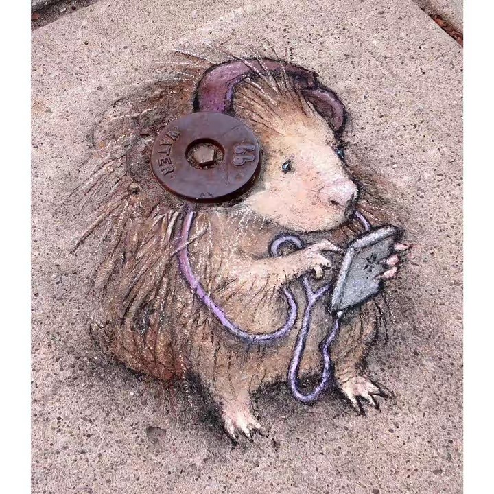 Street Art by David Zinn