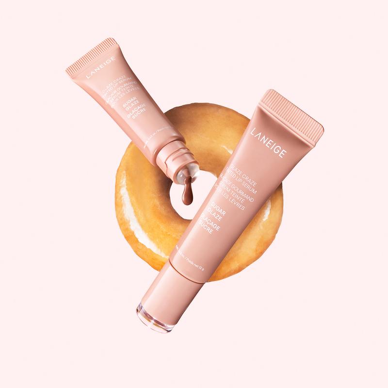 Laneige Glaze Craze Tinted Lip Serum, Hydrating & Moisturizing Lip Tint, Korean Lip Care, Infused with Polypeptide