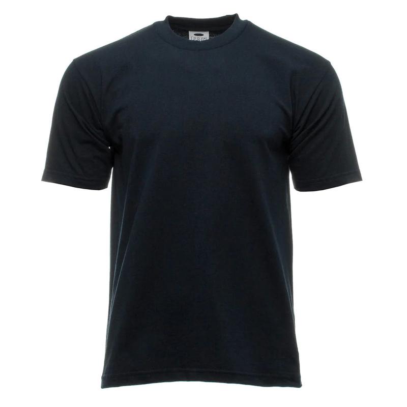 Pro Club Men's Heavyweight Cotton    Original Crew Neck T-Shirt Fited Cotton