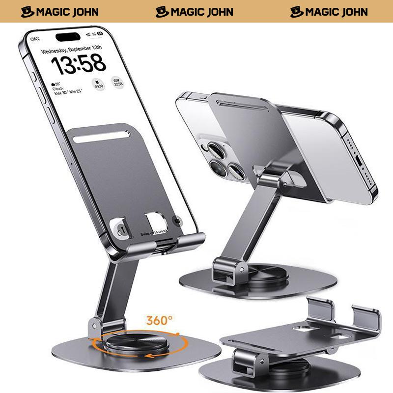 MAGIC JOHN 360 Degree Stable Phone Tablet Holder Portable Ultra Strong Support