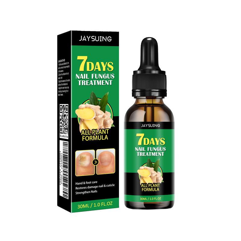 JAYSUING Ginger Nail Treatment | Vitamin E & Plant Essential Oils for Nail Care | Supports Recovery from Onychomycosis, Paronychia, & Nail Deformation | Comforting Manicure & Nail Art Solution Ginger Nail Ginger Nail