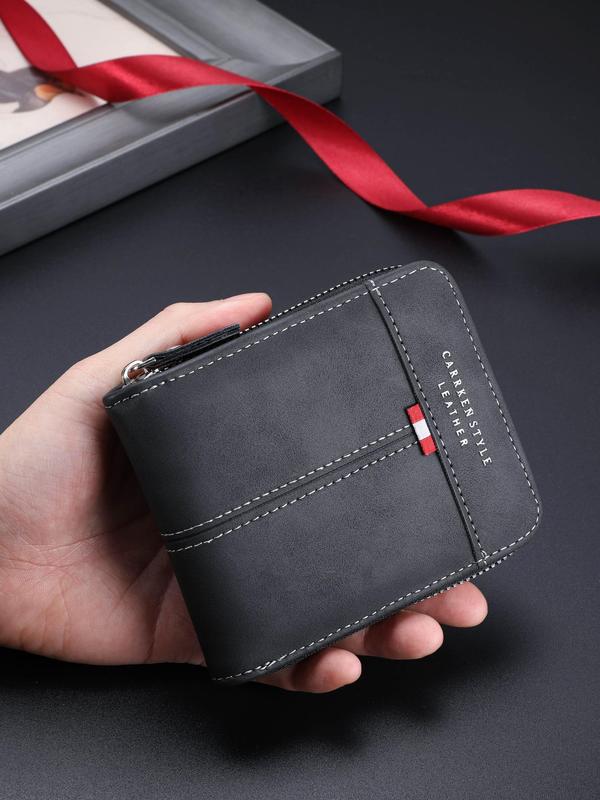2026 New Style Casual Trendy Solid Color Card Holder Wallet, Card Organizer, Zipper Card Holder, Fashionable Wallet for Daily Use, Travel and Work Commute