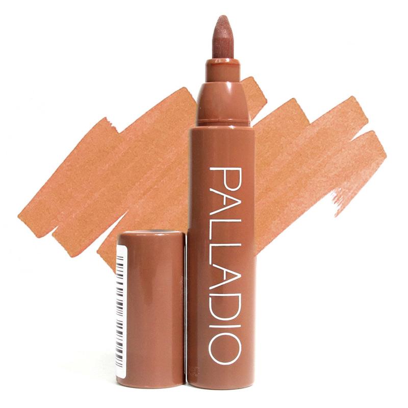Palladio Lip Stain, Hydrating and Waterproof Formula, Matte Color Look, Longlasting All Day Wear Lip Color, Smudge Proof Natural Finish, Precise Chisel Tip Marker