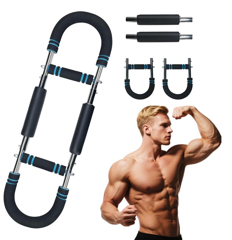 Arm Trainer | 2-in-1 Arm Strengthener with Adjustable Tension – Forearm/Chest Trainer, Portable Home Gym