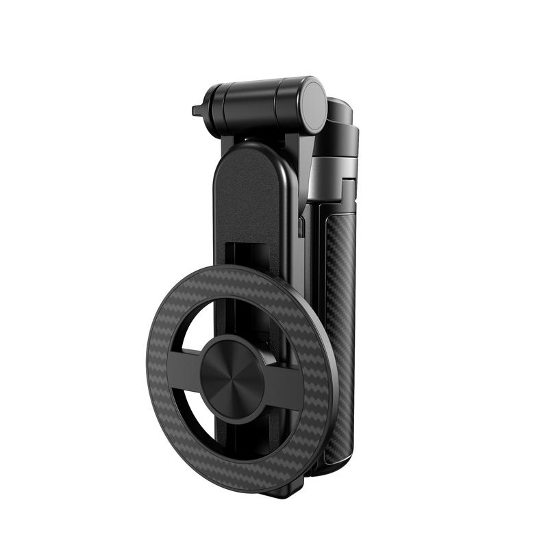Upgrated 4-in-1 Magnetic Selfie Stick with Remote for Cell Phone 360° Rotation.Can Transforms into Mini Tripod/Camera Grip/Handheld Stabilizer/Phone Stand.Extend to 25 inches
