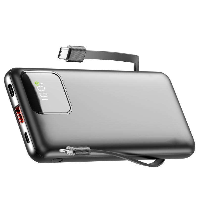 10000mAhÂ PowerÂ BankÂ withÂ Built-inÂ Cords,Â 22.5WÂ FastÂ Charging,Â SlimÂ TravelÂ BatteryÂ PackÂ forÂ iPhone,Â Android,Â Samsung,Â LG,Â MotoÂ &Â More