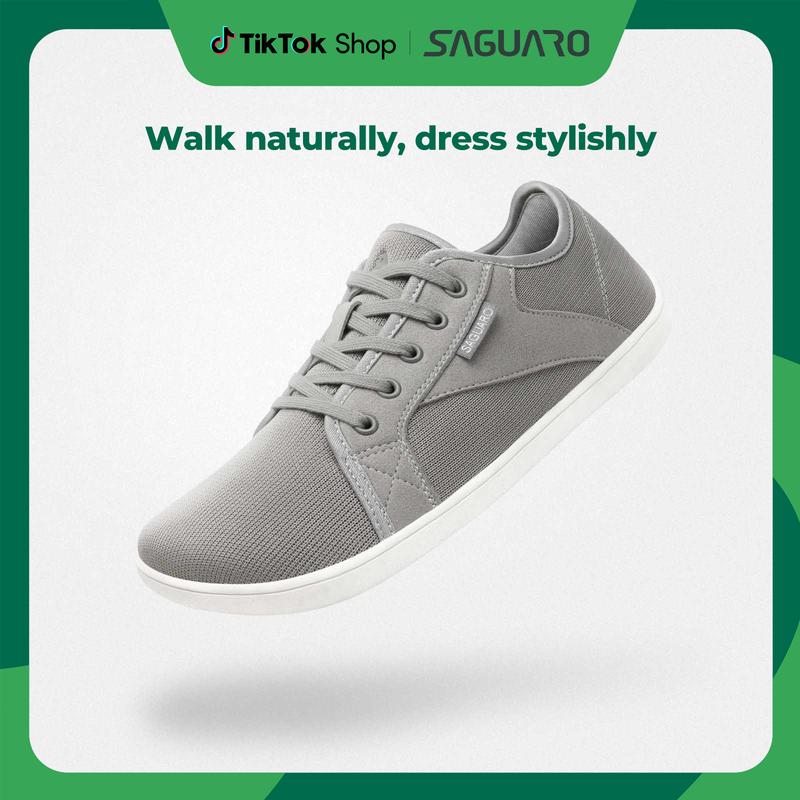 Saguaro Luck Ⅰ-Men's and Women's  Casual Wide Minimalist Barefoot Shoes | Zero Drop Sole | Optimal Relaxation sport outdoor runner | sneakers for women | sneakers for men  Beige shoes to buy 2026 Beach Footwear father's day gift ideas zapatos