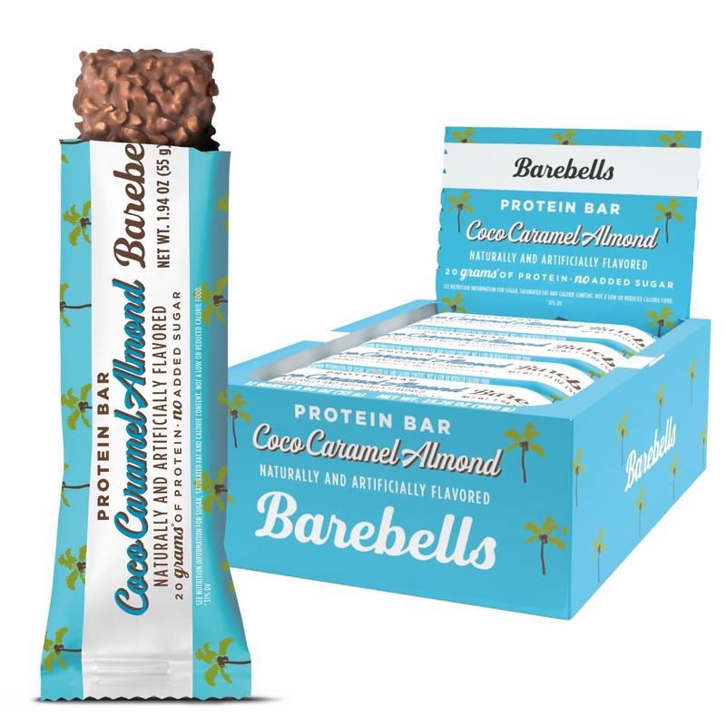 Barebells Protein Bars - Box of 12 Healthy Snack with 15-20g protein - Dietary Snacks, Milk, Protein Sweet Snack, Protein Treats, High Protein Bars