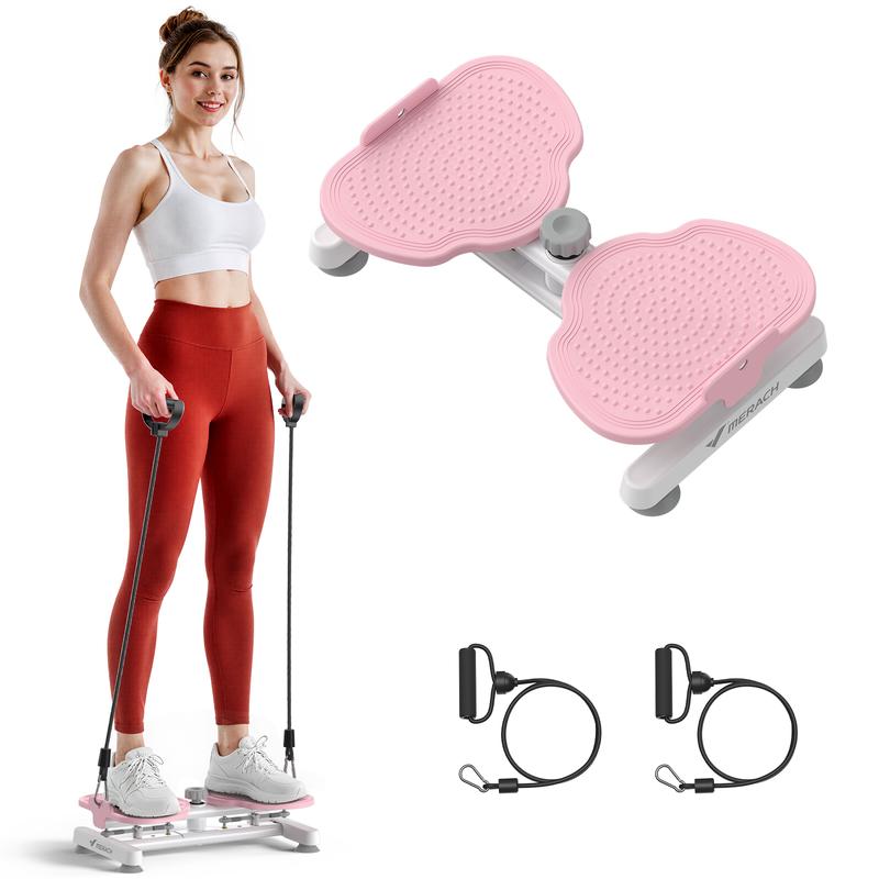 Merach Waist Twist Machine, Wide-Stance Waist Twister with Double Non-Slip, Stable & Quiet Design, 300lbs Weight Capacity, Abdominal Workout Exercise Equipment for Home & Gym Fitness Summervibes