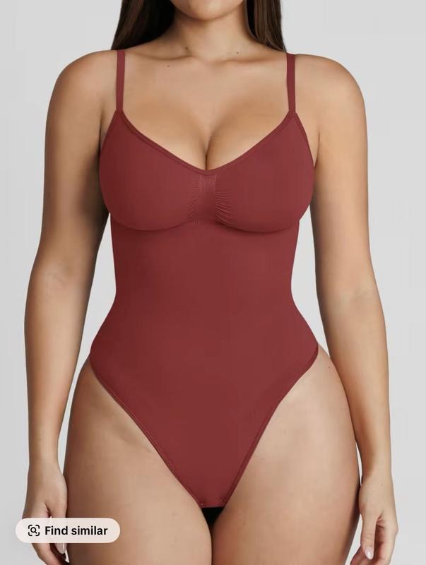 FeelinGirl #Live1 Seamless Thong Bodysuit Comfort Jumpsuit Deals For You Days Fit Adjustable Mother’s Day