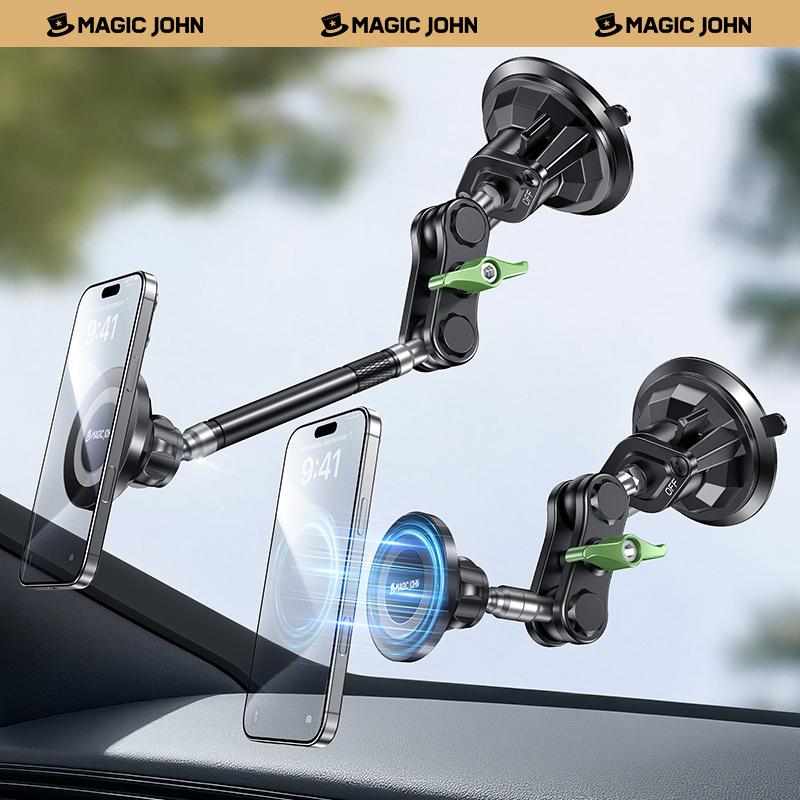 MAGIC JOHN High Performance Ultra Durable Car Phone Holder Easy Install