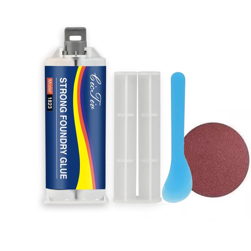 Enhanced casting glue, Metal Repair Glue, Casting Repair Glue, High Temperature Resistant Liquid Metal Welding Filler for Metal Casting Defect, AB Glue new semi