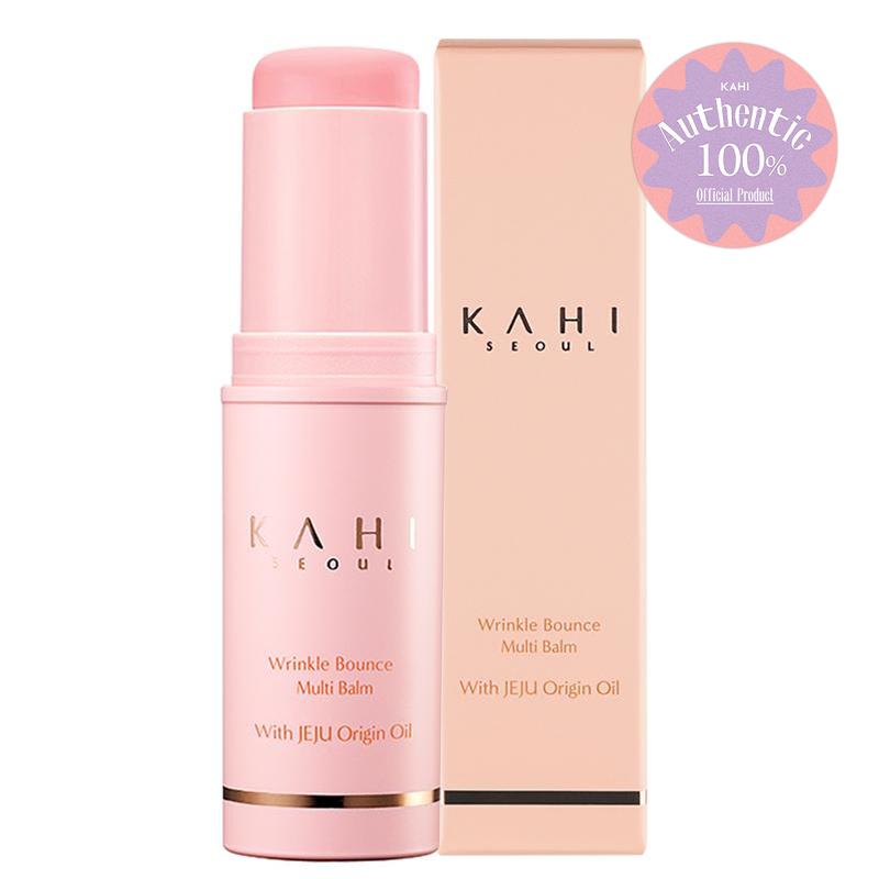 KAHI Wrinkle Bounce Multi Balm Stick - PDRN Collagen Wrinkle Stick & Hydrating Multi-Use Balm for Face Lips & Neck Anti-Aging Radiance Booster with Salmon Collagen Jeju Fermented Oil & PDRN Skin Repair Moisturizing Hydrate Nourishing
