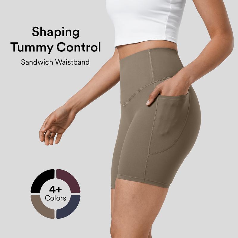 【Creator’s Pick】Halara UltraSculpt High Waisted Tummy Control Pocket Shaping Training Biker Shorts 3"/5"/7"#TikTokShopSpringGlowUp