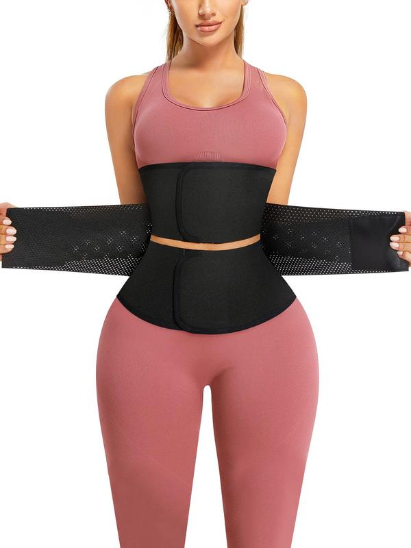 Women's Velcro Waist Trainer Trimmer, Comfortable Latex Waist Cincher, Breathable Tummy Control Shaper for Daily Gym, Workout Band, Waist Trimmer Belt, Fitness Waist Trainer